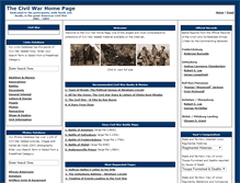 Tablet Screenshot of civil-war.net